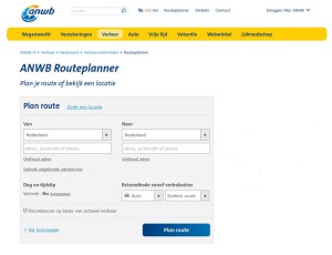 ANWB routeplanner